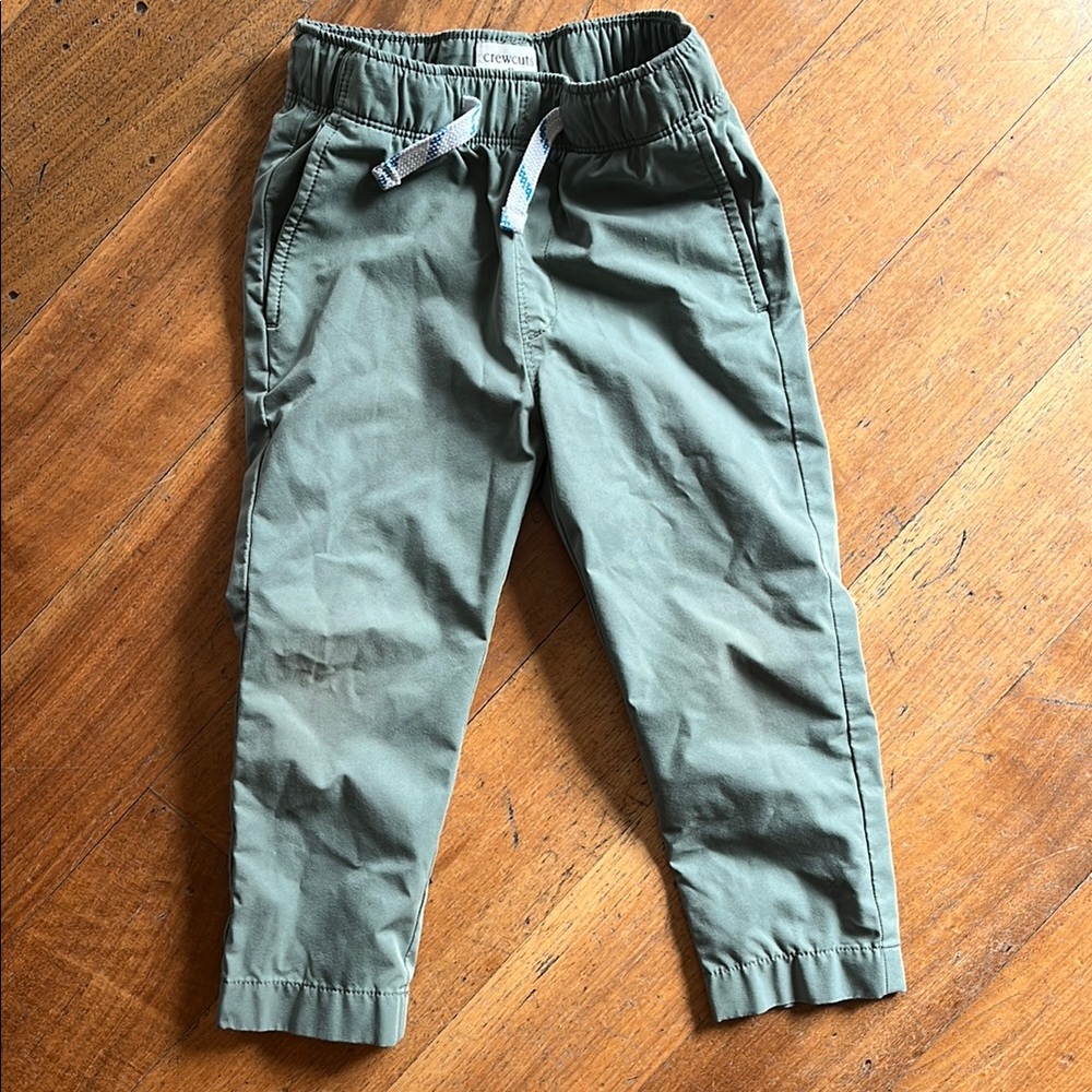 Crewcuts J Crew Army Green Jogger Pants - 3T